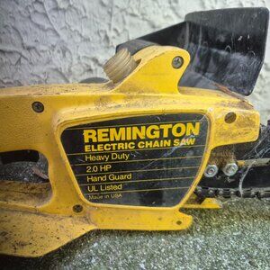 Remington Electric Chainsaw Heavy duty 2.0 HP hand guard UL Listed Made in USA